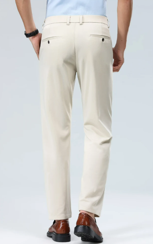 CLASSIC OLD MONEY BEIGE TROUSERS