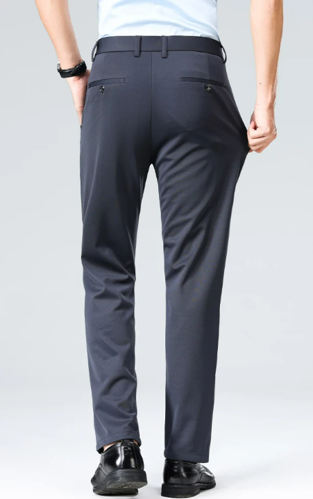 CLASSIC OLD MONEY DARK GRAY TROUSERS