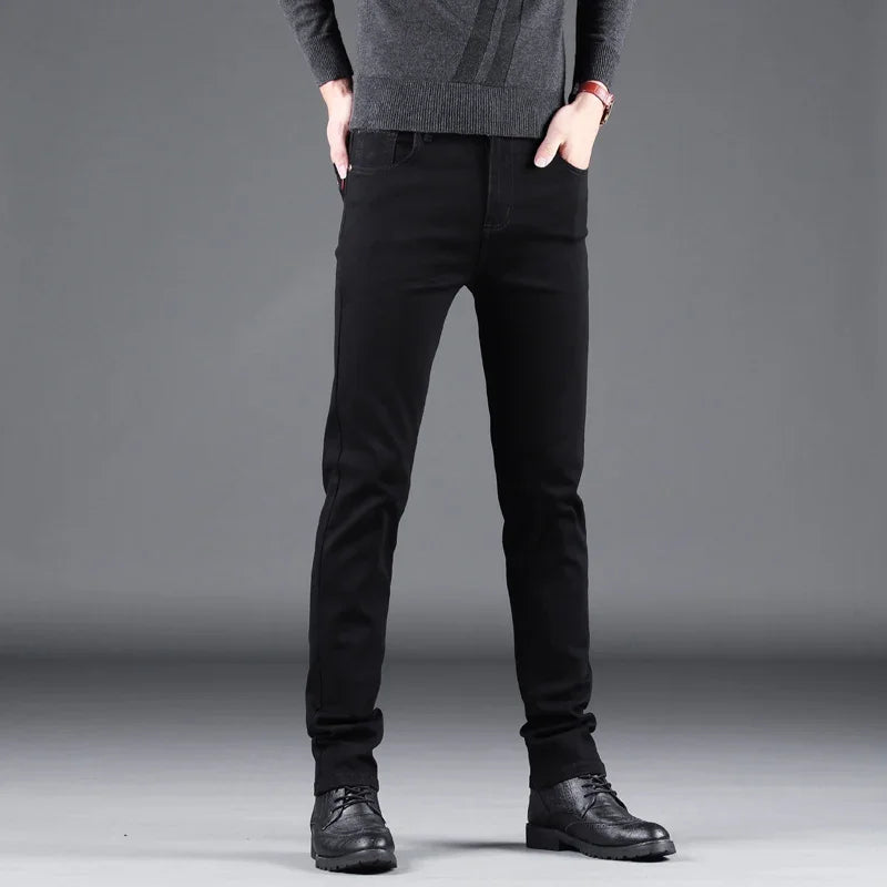 PLAIN BLACK BUSINESS JEANS