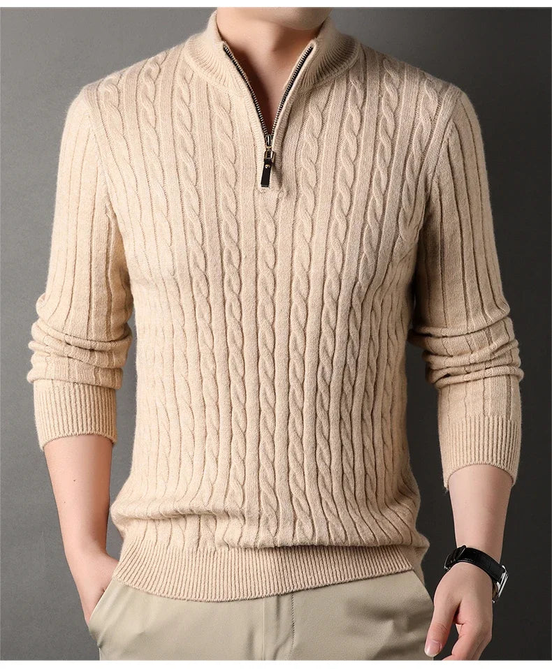 MODERN ELEGANCE APRICOT SWEATER