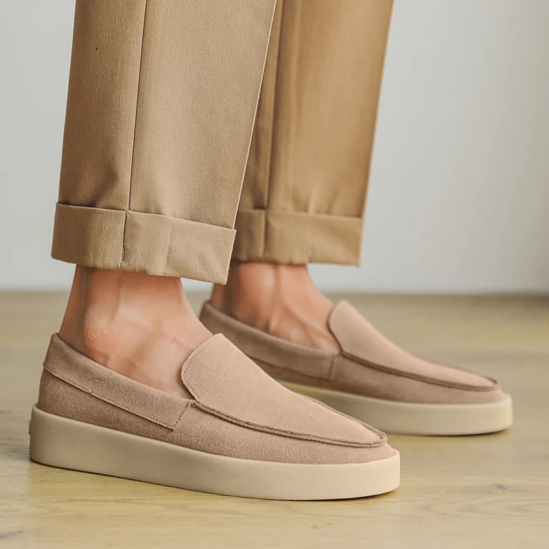 HIGH QUALITY KHAKI CLASSIC LOAFERS