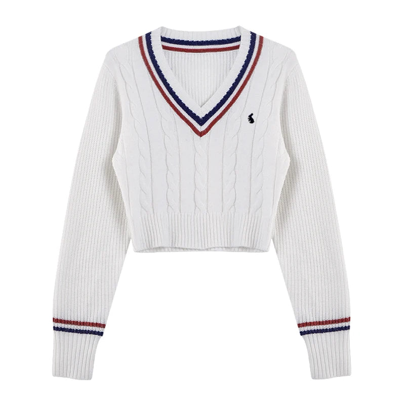 WHITE PREMIUM CREW PULLOVER