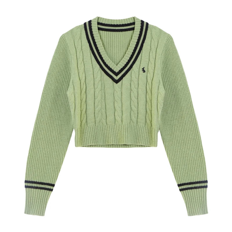 GREEN PREMIUM CREW PULLOVER