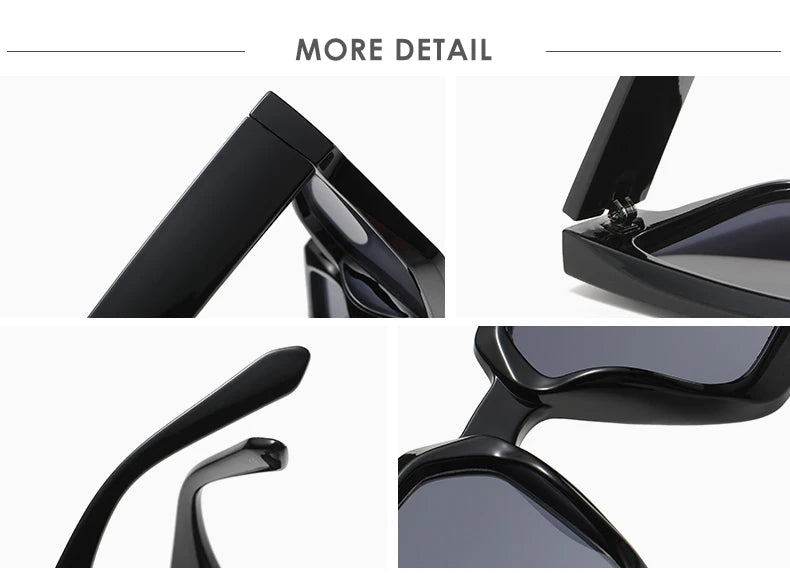 CLASSIC SQUARE BLACK SUNGLASSES