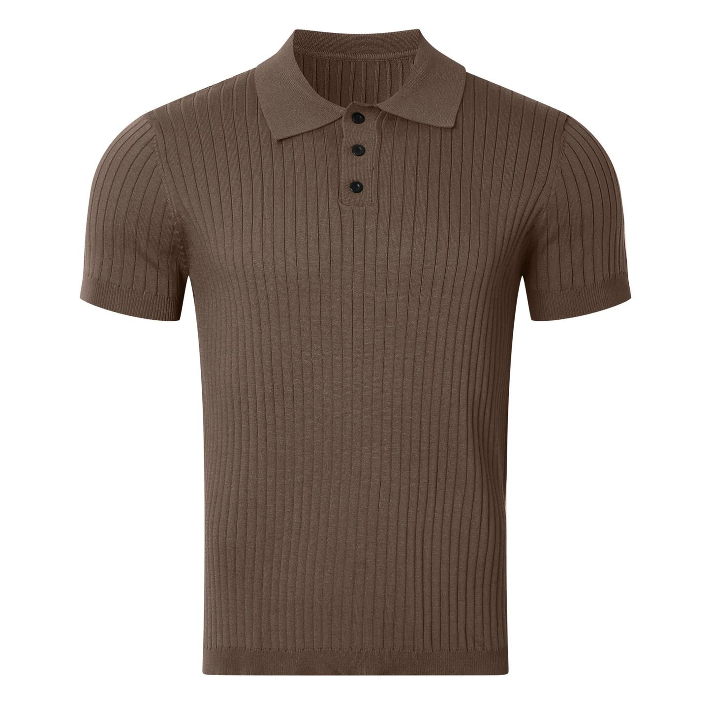 MODERN OLD MONEY BROWN SLIM POLO