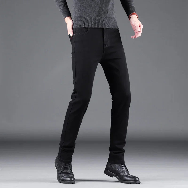 PLAIN BLACK BUSINESS JEANS
