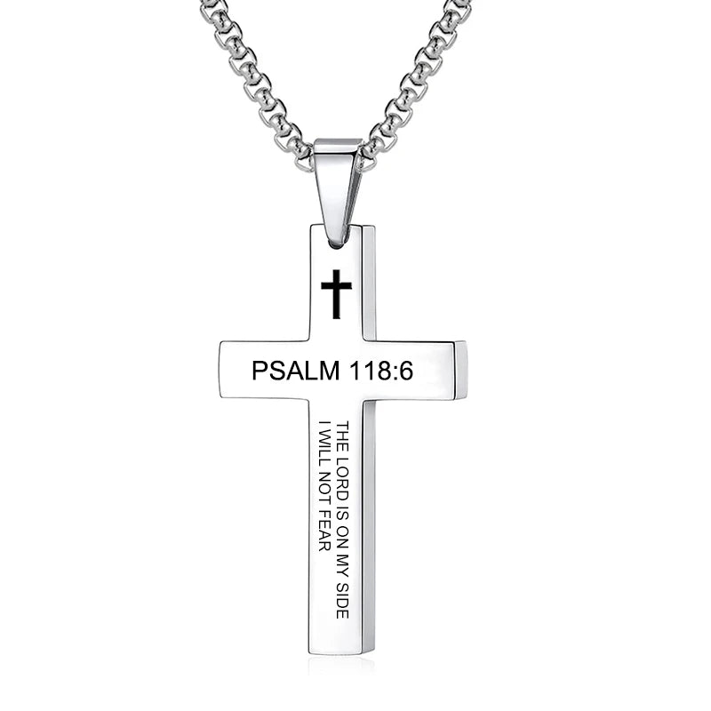 CHRISTIAN CROSS PENDANT NECKLACE