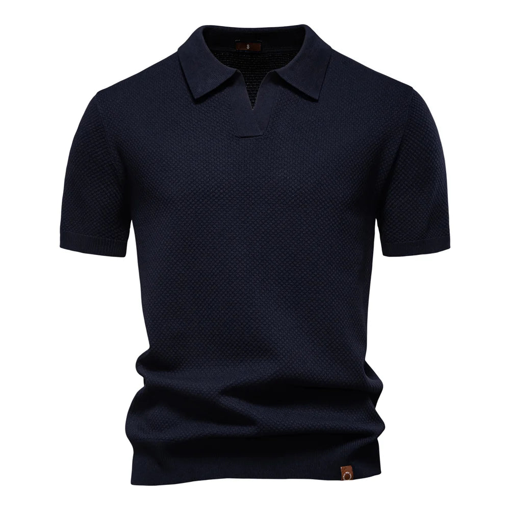 OLD MONEY NAVY BLUE BUSINESS POLO