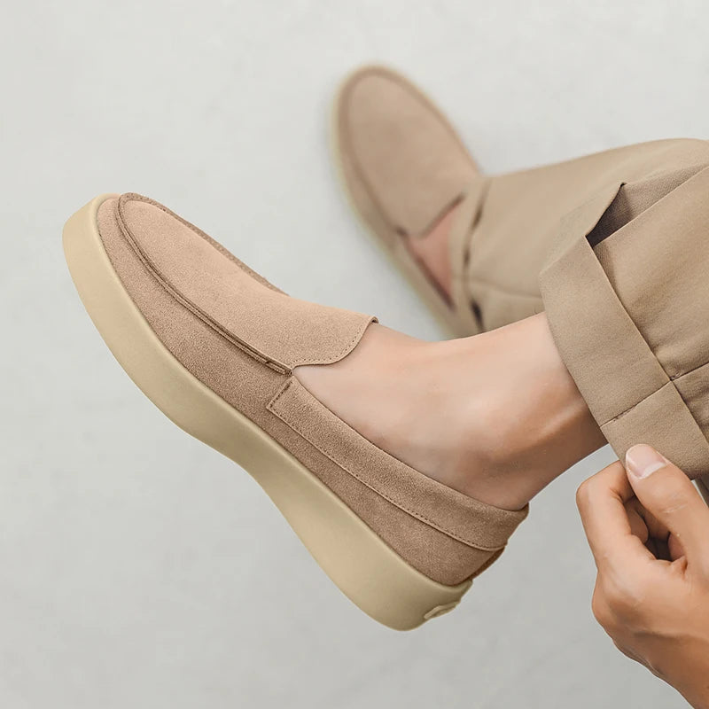 HIGH QUALITY KHAKI CLASSIC LOAFERS