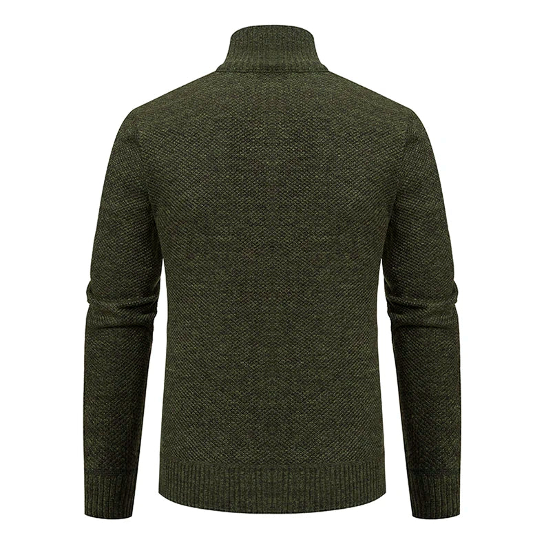 PREMIUM OLD MONEY GREEN HERITAGE SWEATER