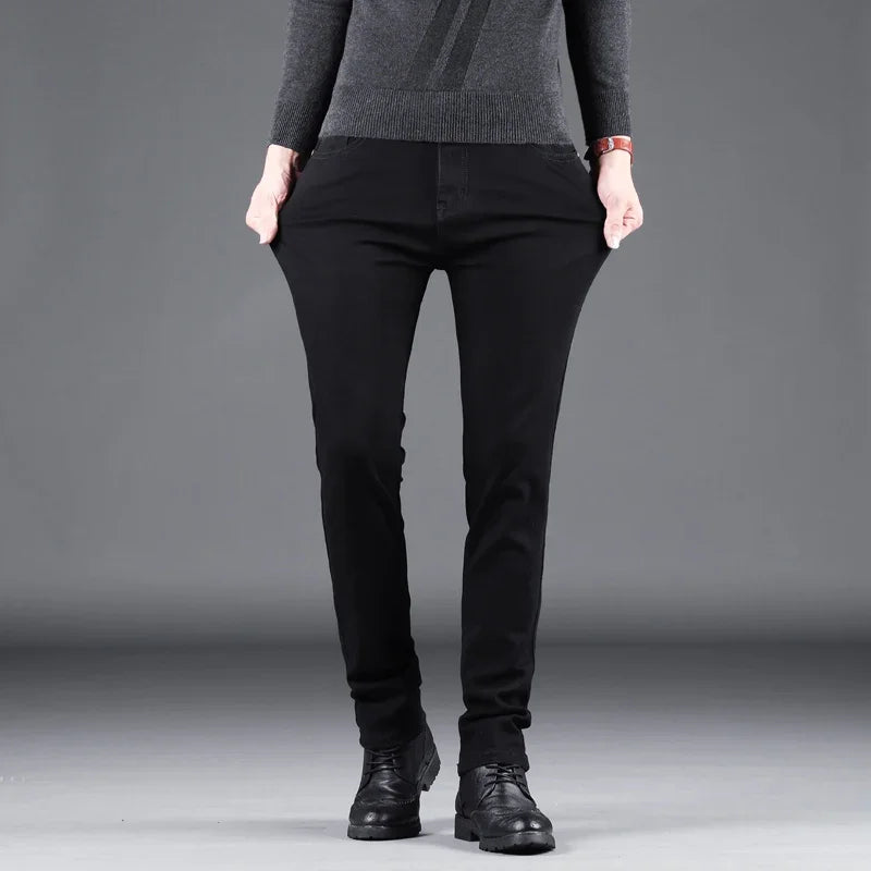 PLAIN BLACK BUSINESS JEANS