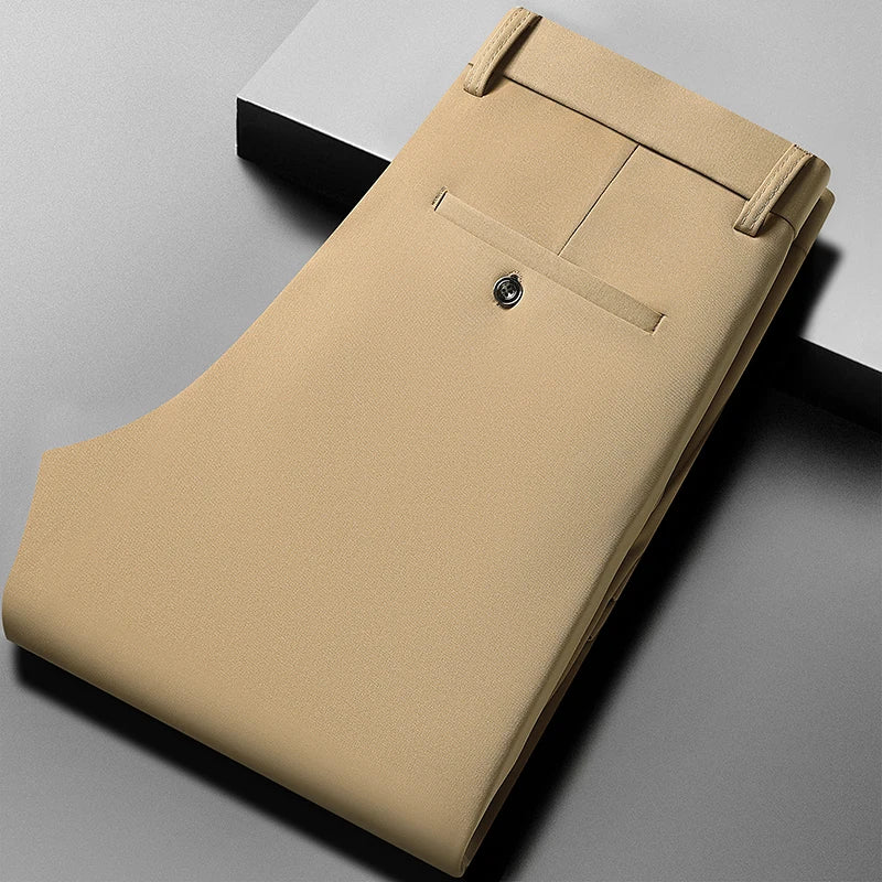 CLASSIC OLD MONEY KHAKI TROUSERS
