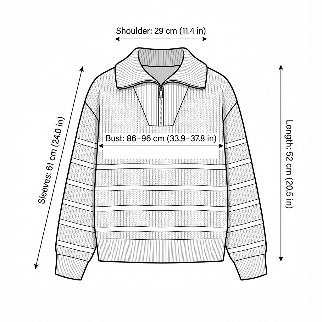 LANGLEY STRIPED KNIT PULLOVER