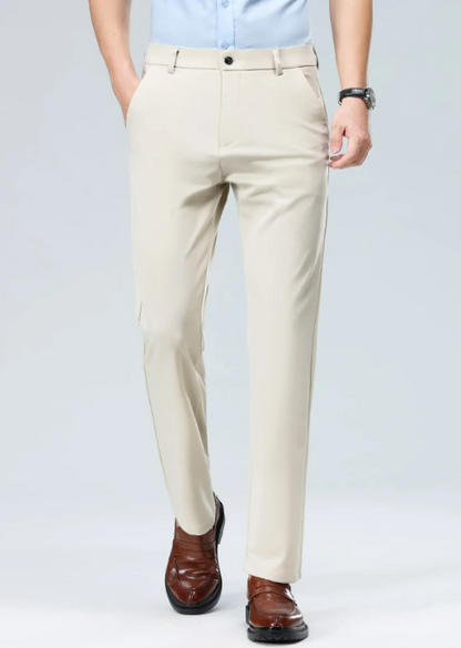 CLASSIC OLD MONEY BEIGE TROUSERS
