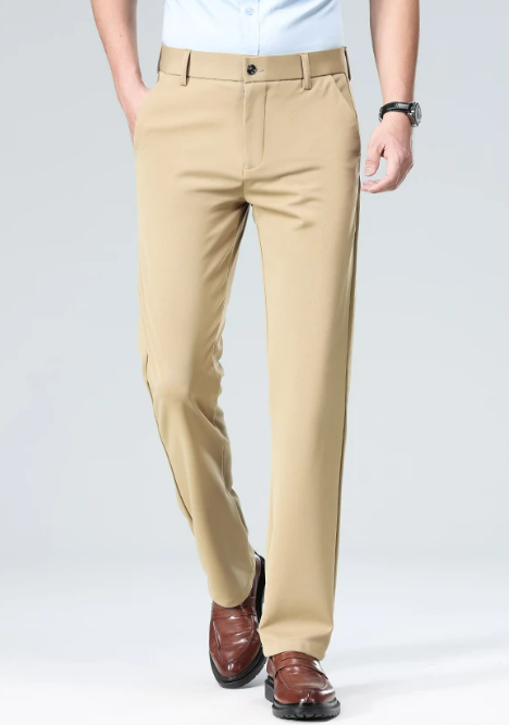 CLASSIC OLD MONEY KHAKI TROUSERS