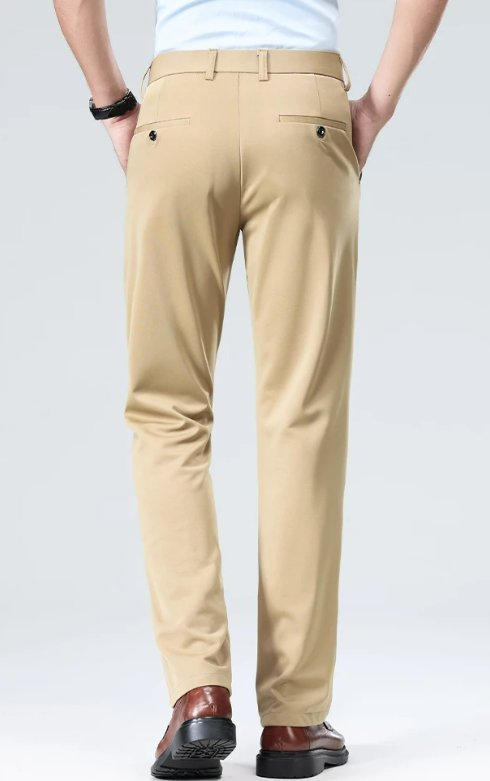 CLASSIC OLD MONEY KHAKI TROUSERS