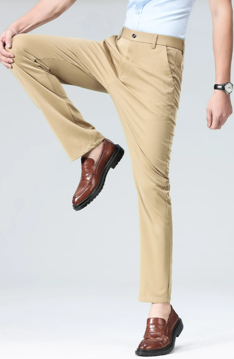 CLASSIC OLD MONEY KHAKI TROUSERS