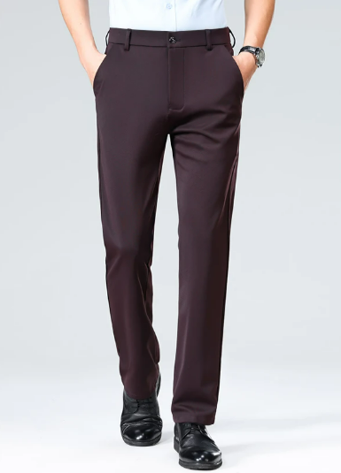CLASSIC OLD MONEY BURGUNDY TROUSERS