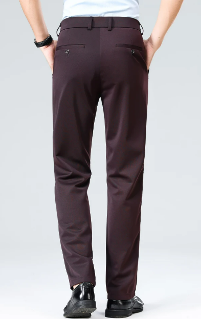 CLASSIC OLD MONEY BURGUNDY TROUSERS