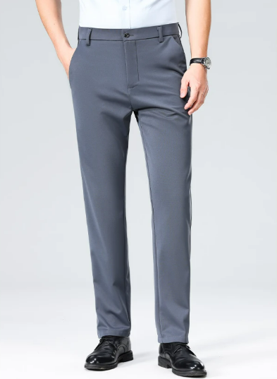 CLASSIC OLD MONEY LIGHT GRAY TROUSERS