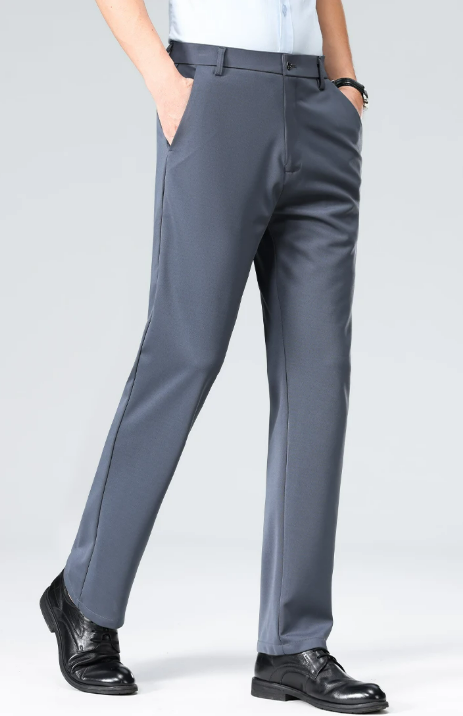 CLASSIC OLD MONEY LIGHT GRAY TROUSERS