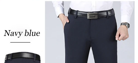 BUSINESS CASUAL NAVY BLUE TROUSERS