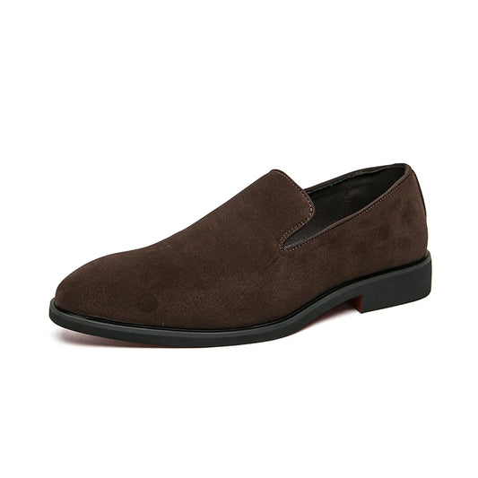 VINTAGE BROWN SUEDE LOAFERS
