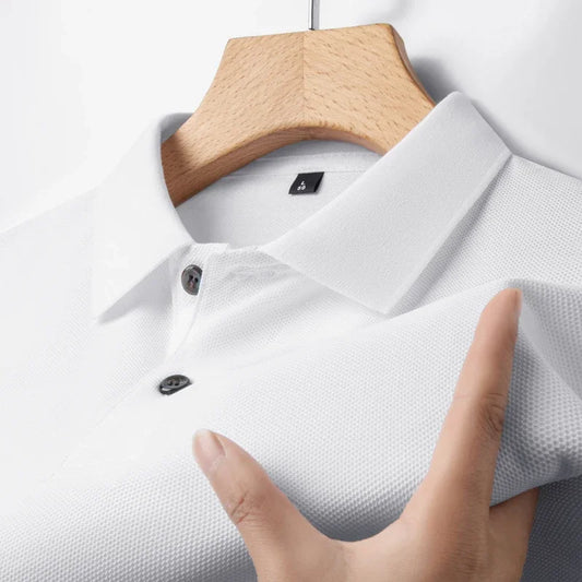 PREMIUM CLASSIC WHITE COTTON POLO