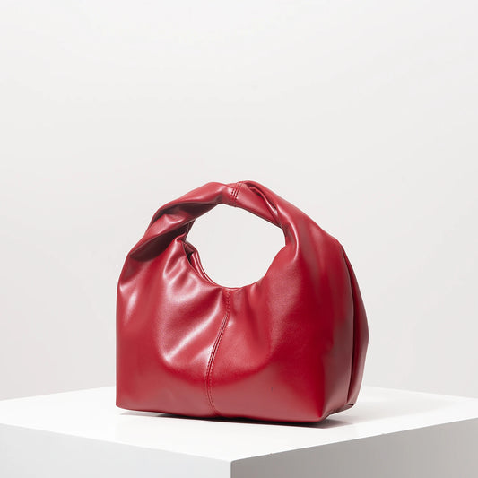 CHIC TWIST RED SQUARE BAG