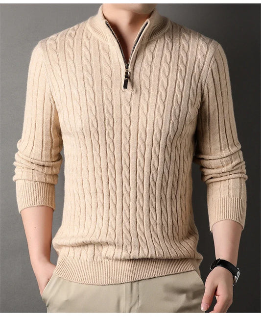 MODERN ELEGANCE APRICOT SWEATER
