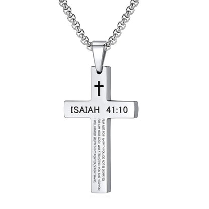 CHRISTIAN CROSS PENDANT NECKLACE