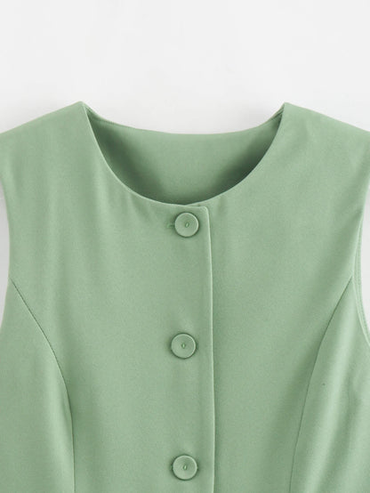 MAYFAIR GREEN VEST