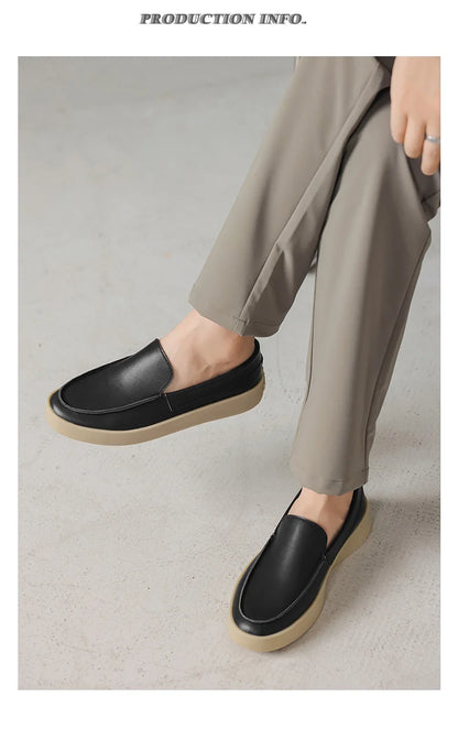 HIGH QUALITY SMOOTH BLACK CLASSIC LOAFERS