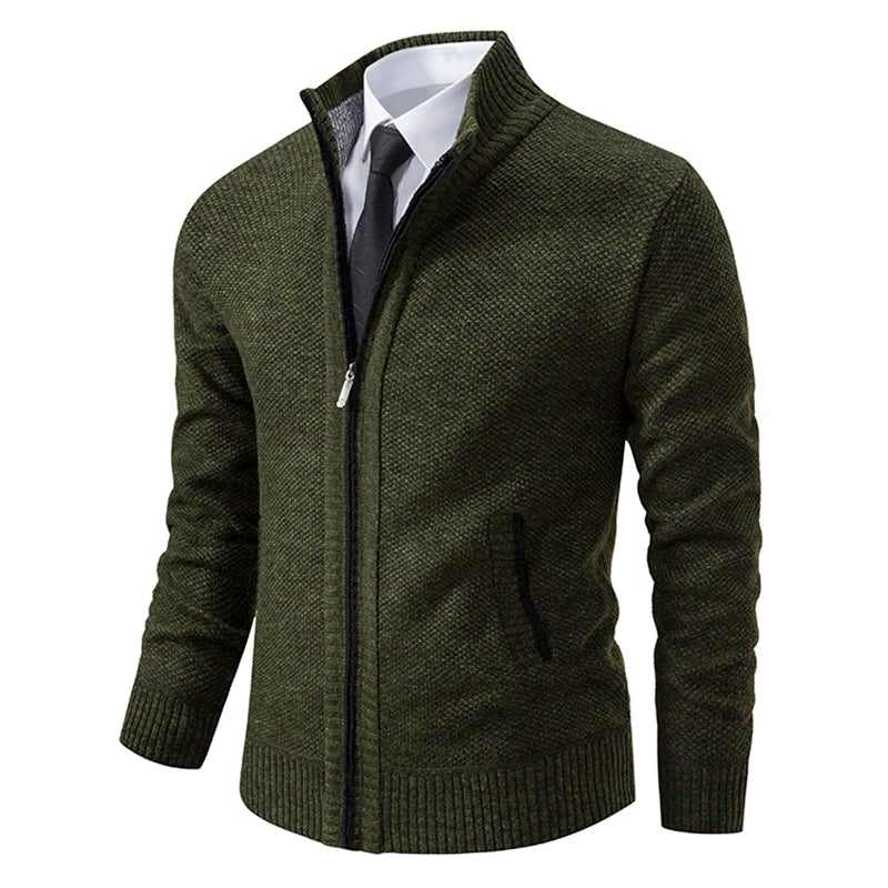 PREMIUM OLD MONEY GREEN HERITAGE SWEATER