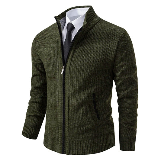 PREMIUM OLD MONEY GREEN HERITAGE SWEATER