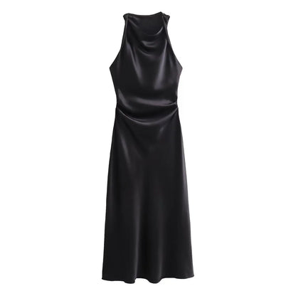 ELEGANT SATIN DRESS