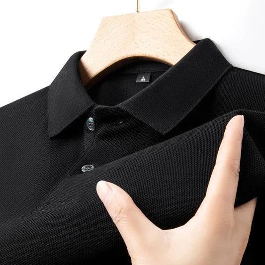 PREMIUM CLASSIC BLACK COTTON POLO