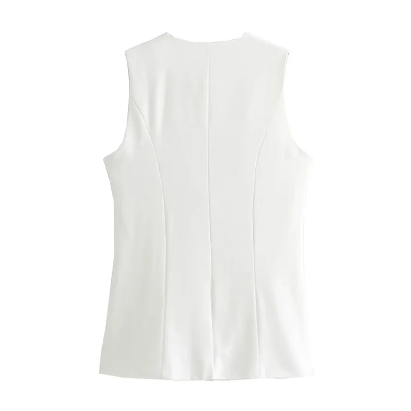 MAYFAIR WHITE VEST