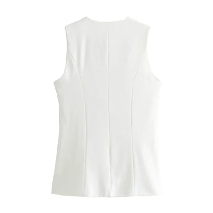 MAYFAIR WHITE VEST