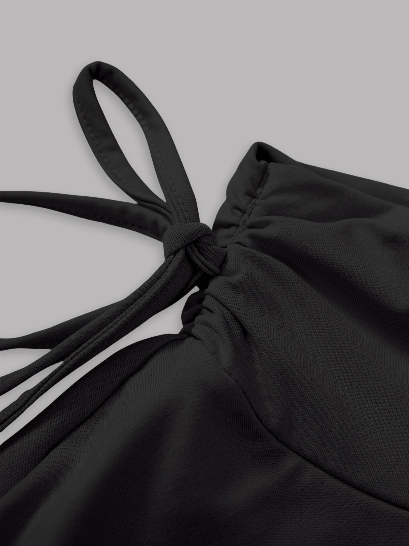 HIGH-WAIST BLACK MODERN SKIRT