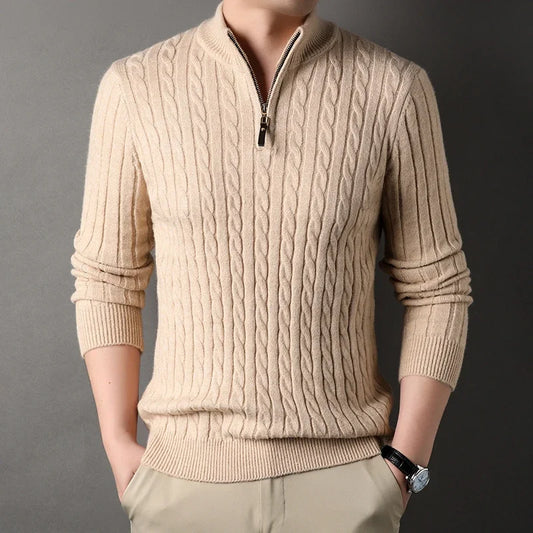 MODERN ELEGANCE APRICOT SWEATER