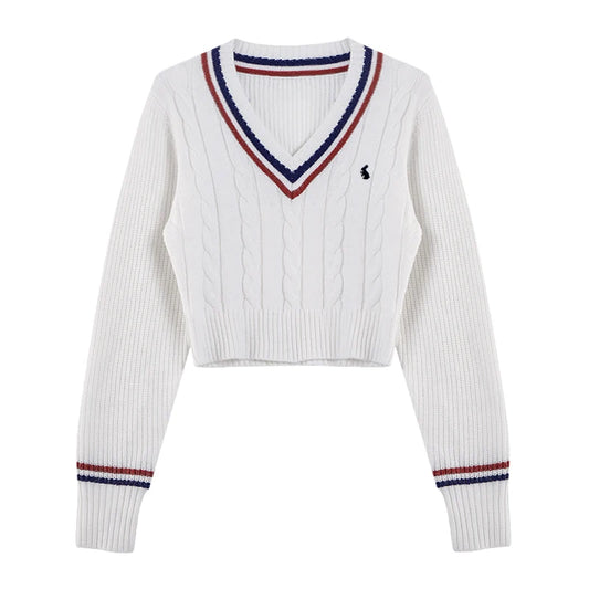 WHITE PREMIUM CREW PULLOVER