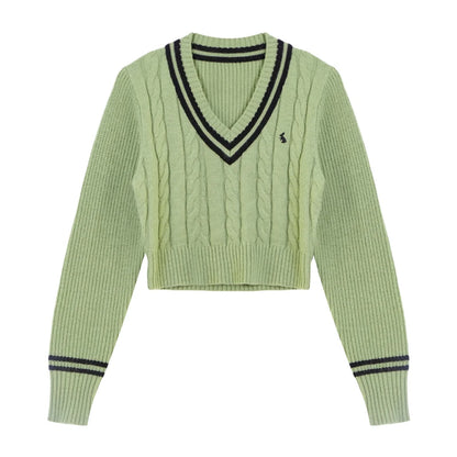 GREEN PREMIUM CREW PULLOVER