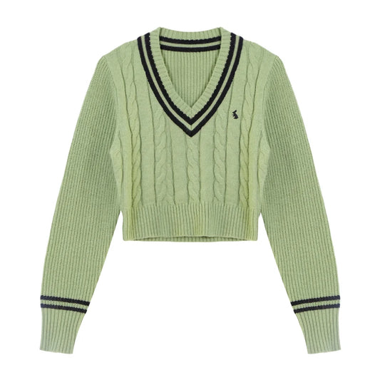 GREEN PREMIUM CREW PULLOVER