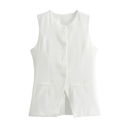 MAYFAIR WHITE VEST