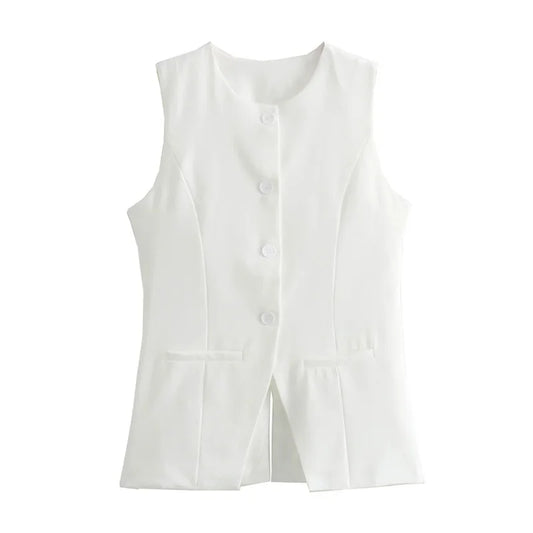 MAYFAIR WHITE VEST