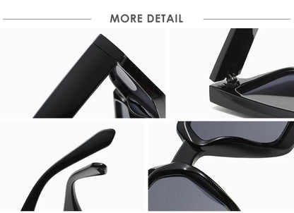 CLASSIC SQUARE BLACK SUNGLASSES