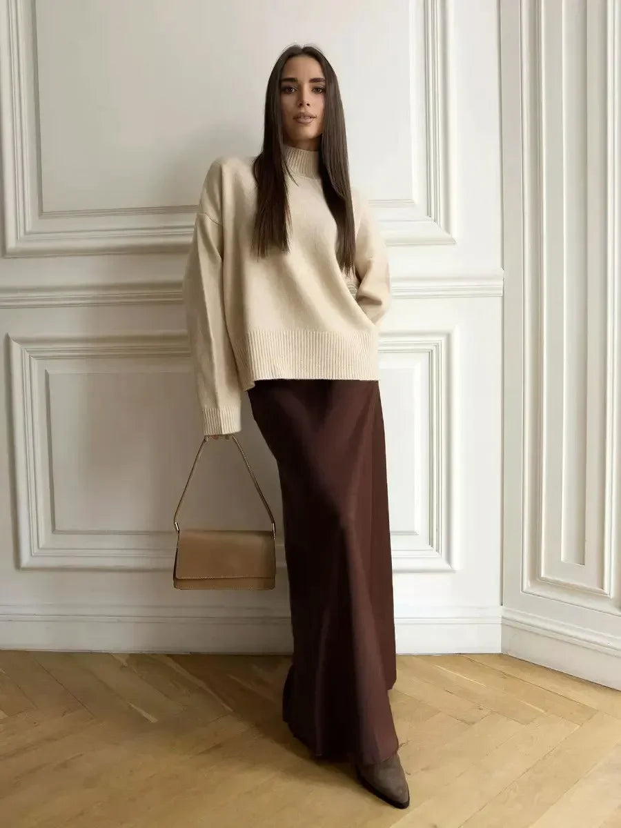 CLASSIC SATIN SKIRT