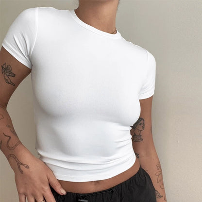 CLASSIC WHITE SPORTY KNIT TEE