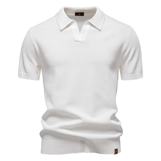 OLD MONEY WHITE BUSINESS POLO